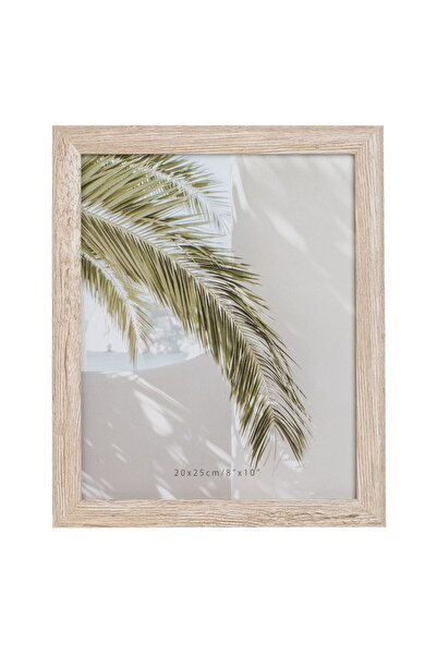 OEM Beige Wooden Photo Frame with Brown Details 20x25cm