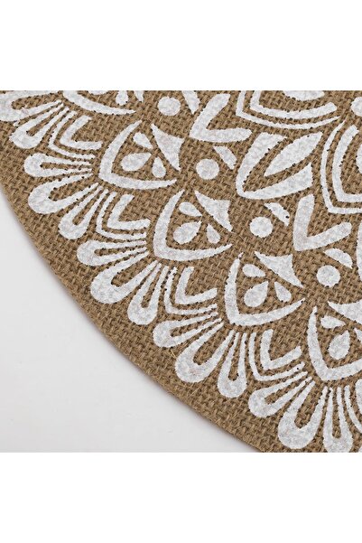 OEM Plate Holder with Summer Pattern White Mandala Ø38cm