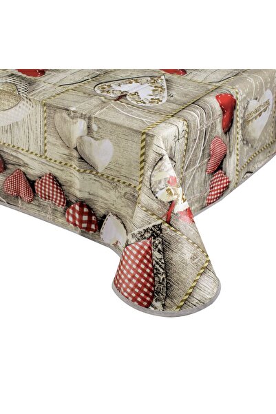 OEM Laminated Tablecloth Hearts 180x140cm