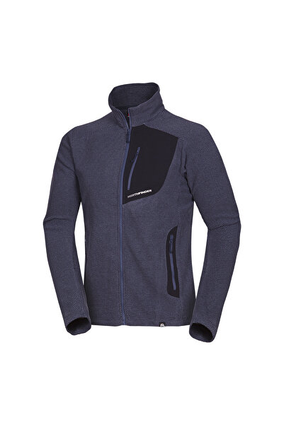 NORTHFINDER Bob bluenights polar fleece melange trekking men's blouse