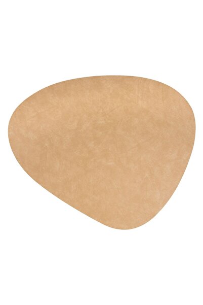 OEM Beige Stone-Shaped Plate Holder 44x37cm