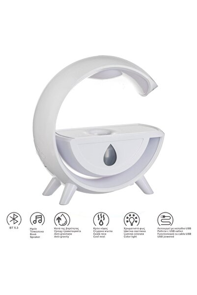OEM LED Lamp with Humidifier Speaker & USB 24x8x26cm