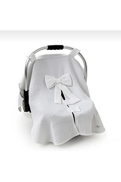 andywawa %100 Pamuk Müslin Ana Kucağı Puset Örtüsü Car Seat Cover