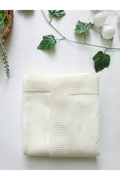 Panfilia Knitted Tricot Baby Blanket | Girls Boys Unisex Child Cover