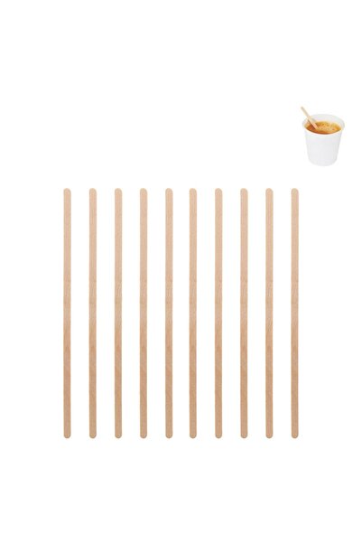 OEM Set Bete Agitatoare de Lemn Ambalate Individual pentru Cafea 14x0.5cm - 5...