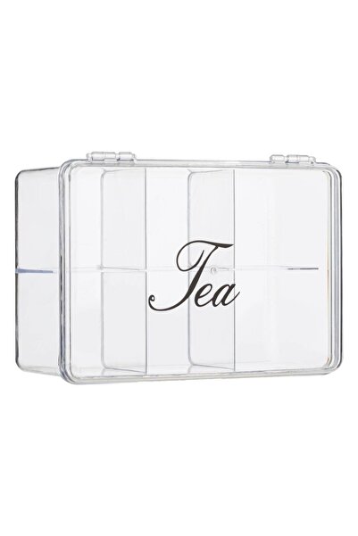 OEM Plastic Box with 3 Compartments for Tea 21x14.5x8.5cm