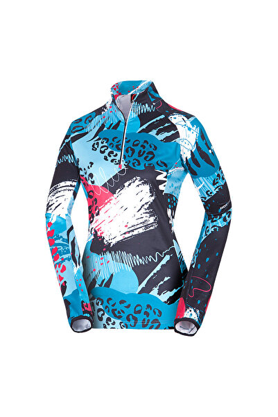 NORTHFINDER Pulover tehnic activ de schi pentru femei JASLYN splashblack