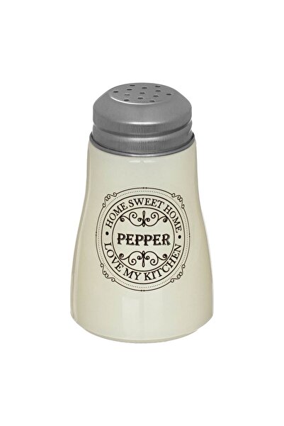 OEM Solnita Piper din Sticla Alba "HOME SWEET HOME" Ø5.5x10cm