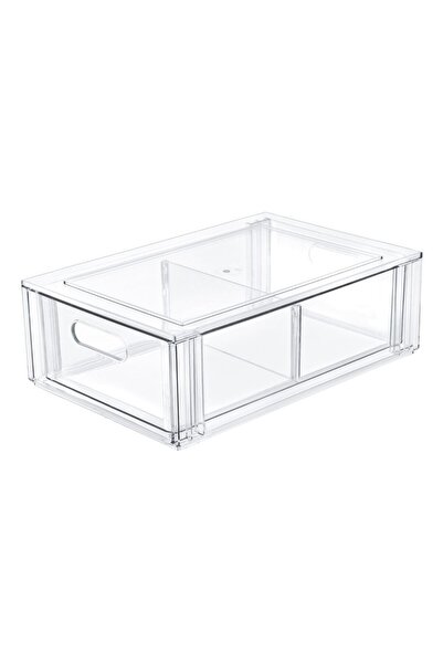 OEM Sertar Organizator cu 2 Compartimente din Plastic Transparent pentru Frig...