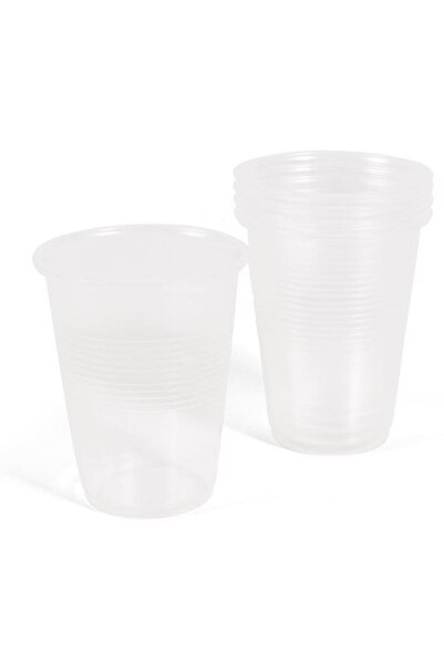 OEM Set of 30 Transparent Plastic Cups 350ml