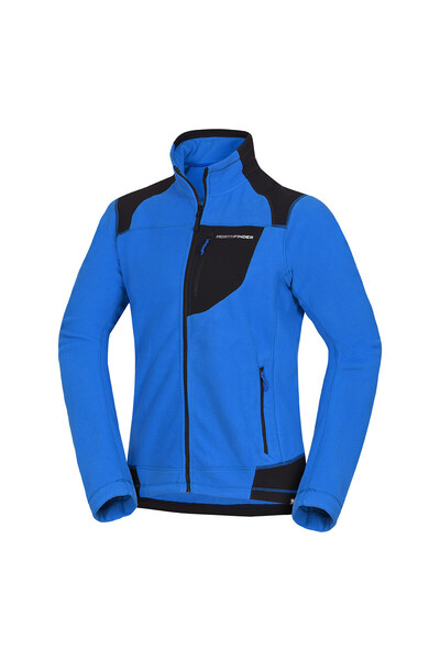 NORTHFINDER NorthPolar men's fleece sweatshirt Bendik lightblue