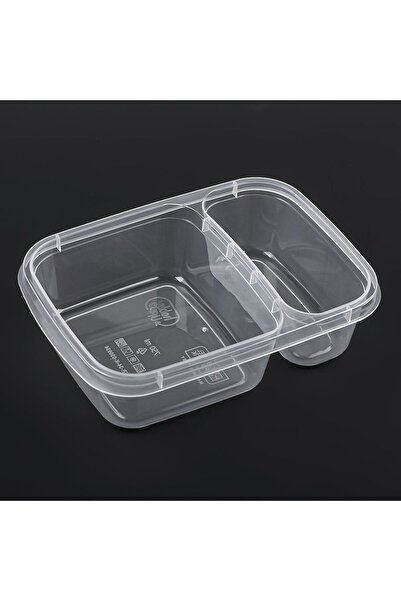 OEM Transparent Casserole with 2 Compartments & Lid Petrol 750ml