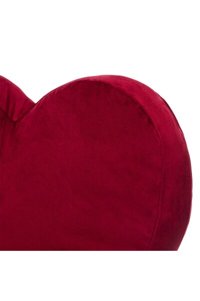 OEM Winter Decorative Pillow Red Heart 45x38x8cm