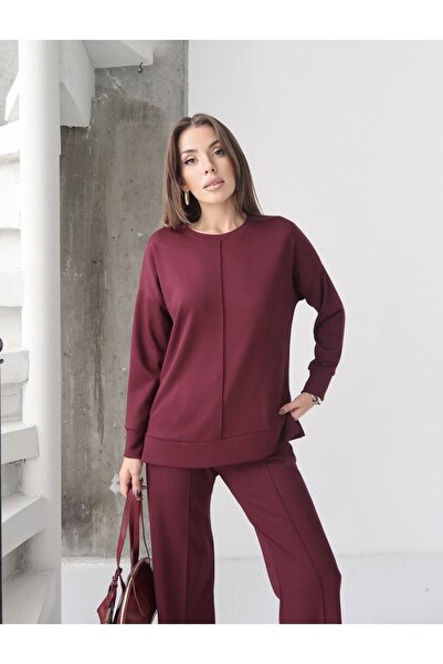 Paw Garage Women's Talia Modal Front Tie Side Slit Top and Bottom Set