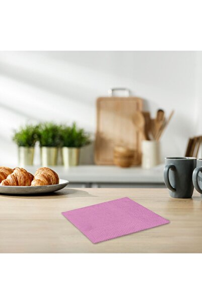 OEM 2-Ply Table Napkins Pastel Lilac 21x21cm - 25pcs