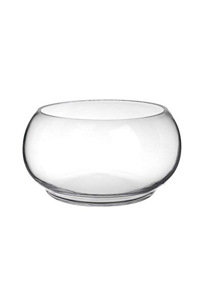 OEM Decorative Transparent Glass Vase Ø19.5x11.5cm
