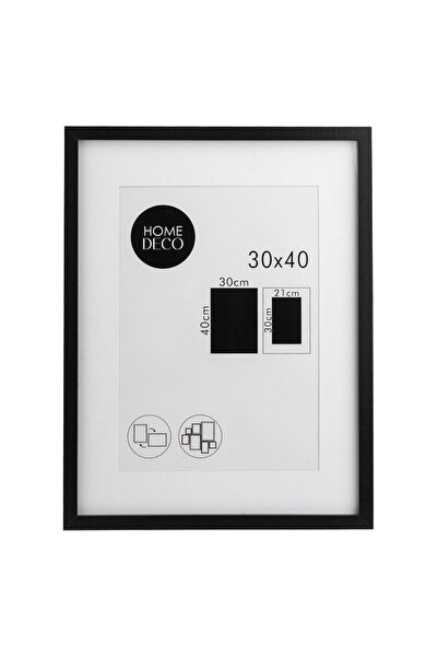 OEM Διακοσμητική Εικόνα Μαύρο Ξύλινο Πασπαρτού 30x40εκ.