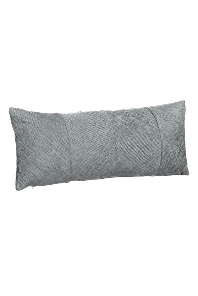 OEM Perna Decorativa de Iarna Chenille Gri Model Dungi 70x30cm