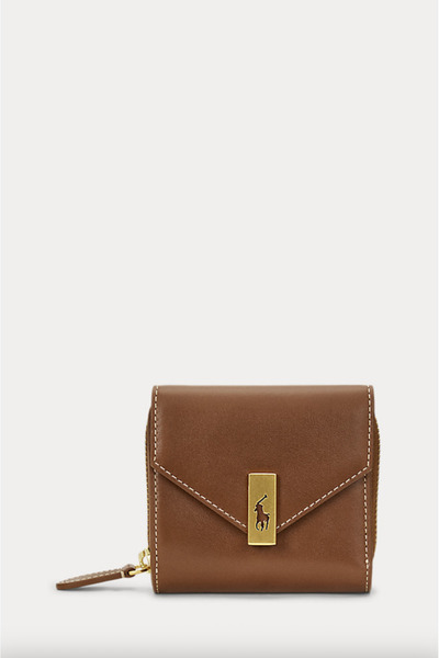 Polo Ralph Lauren Polo ID Leather Compact Wallet
