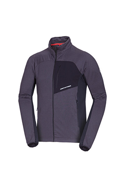 NORTHFINDER Primo men's multisport fleece sweatshirt blackblack