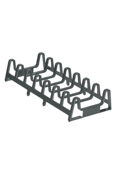 OEM Anthracite Plastic Dish Drying Rack 29x14cm