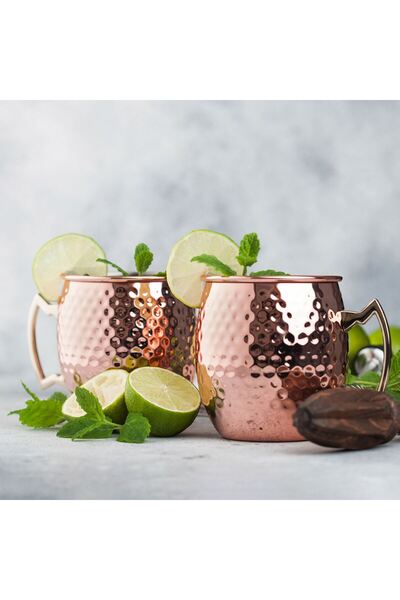 OEM Rose Gold Moscow Mule Stainless Steel Mug 500ml