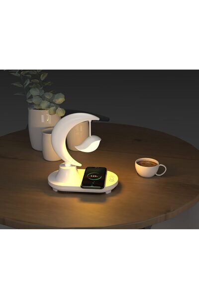 Generic In Creative Design | Wireless Charger, Bluetooth Speaker, LED Bedside Night Light