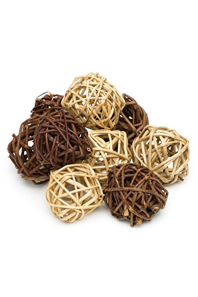 OEM Decorative Spheres Beige Brown 9pcs
