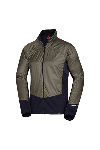 NORTHFINDER Jacheta hibrida impermeabila barbati Giuliano blackdarkgreen