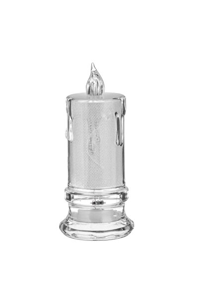OEM Transparent Decorative Candle with Frosty Droplet Pattern Batteries & War...
