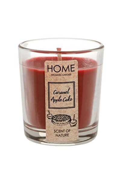 OEM Lumanare Parfumata Rosie cu Aroma Caramel Apple Cake in Recipient de Stic...
