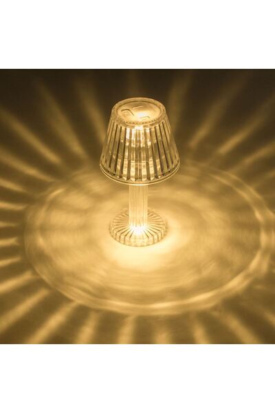 OEM Mini Veioza Transparenta cu LED Ø6.5x12cm