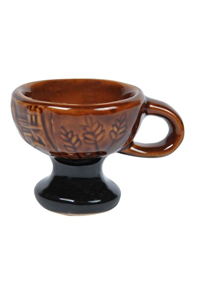 OEM Suport pentru Tamaie Ceramic Maro Ø7.5x7.5cm