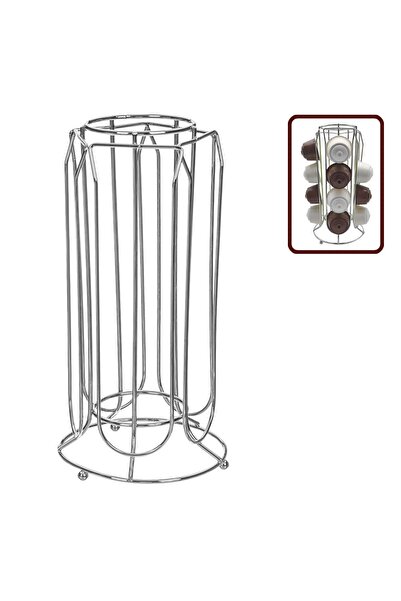 OEM Metal Holder for 20 Large Coffee Capsules 12.5x25.5cm