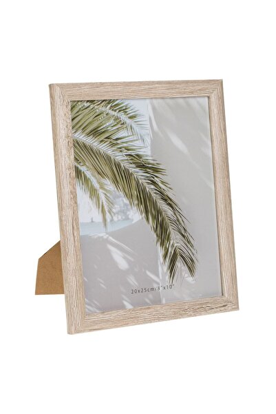 OEM Beige Wooden Photo Frame with Brown Details 20x25cm