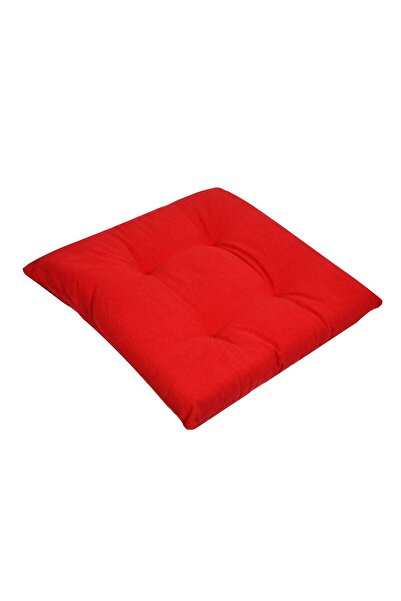 OEM Red Cotton Chair Cushion 40x40cm