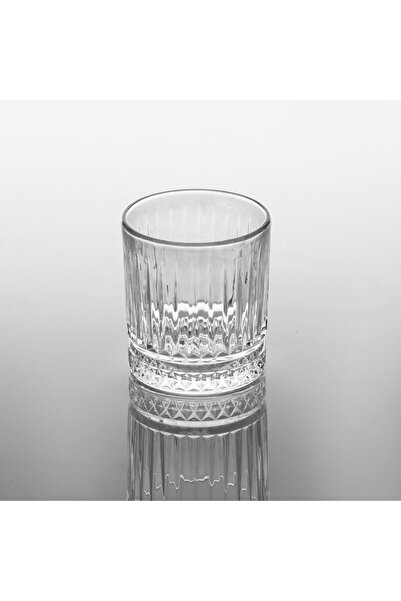 OEM Set of 3 Whiskey Glasses with Stripes & Rim 340ml