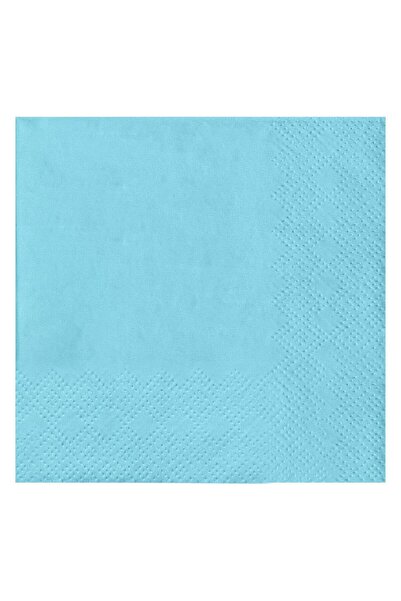 OEM Servetele de Masa cu 2 Straturi Bleu Pastel 21x21cm - 25buc