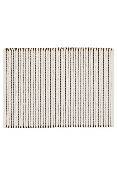 OEM Beige Cotton Placemat & Striped Pattern 42x30cm