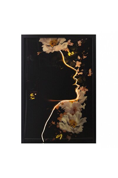 OEM Tablou cu Model Chip de Femeie & LED 40x60cm