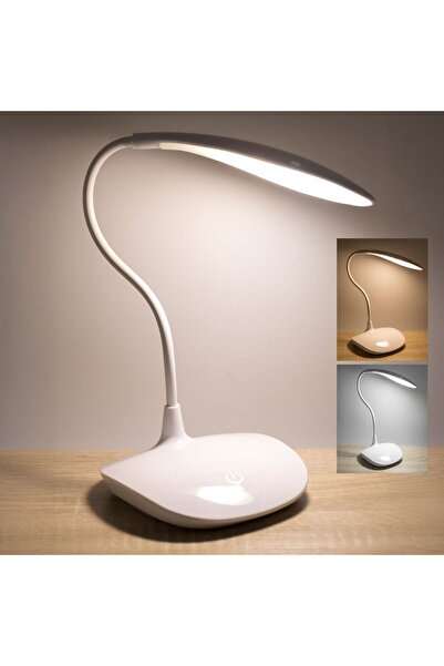 OEM Λευκή λάμπα γραφείου LED με λειτουργία αφής και USB