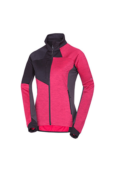 NORTHFINDER Women's melange fleece Jaclyn cherryblack