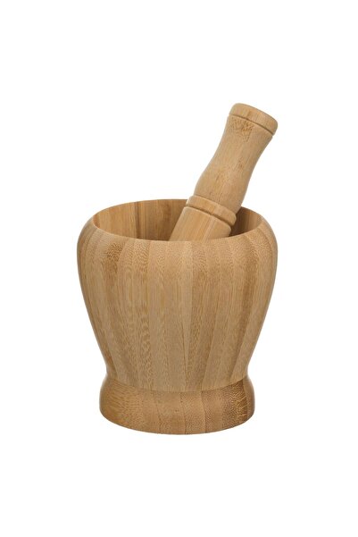 OEM Bamboo Mortar and Pestle Ø10x10.5cm