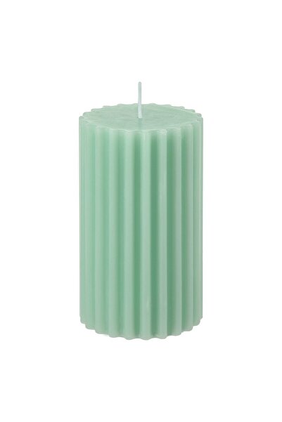 OEM Scented Candle Iris Green with Pattern Ø7x12cm