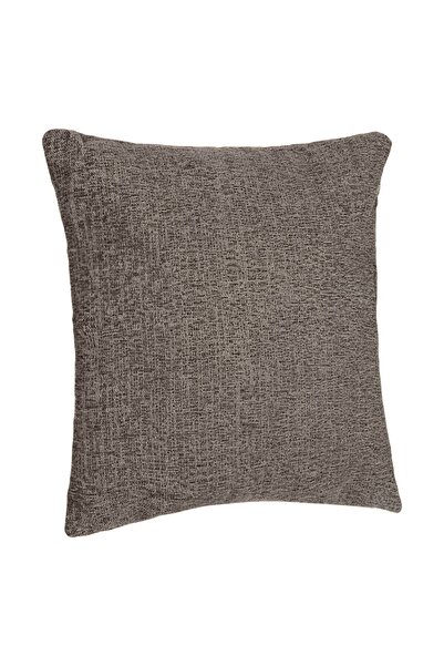 OEM Brown Chenille Decorative Pillow for Sofa 52x52cm