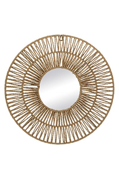 OEM Oglinda Decorativa Rotunda cu Margine din Paie Ø50cm