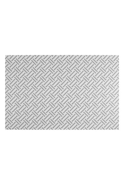 OEM Gray White Plate Holder with Zigzag Pattern 45x30cm