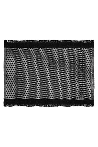OEM Black and White Cotton Diamond Pattern Placemat 42x30cm