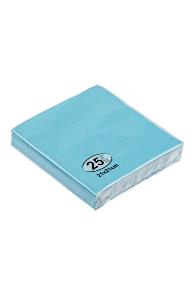 OEM Servetele de Masa cu 2 Straturi Bleu Pastel 21x21cm - 25buc