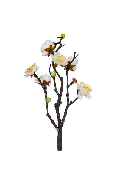 OEM Artificial Branch with White Almond Flowers 29cm